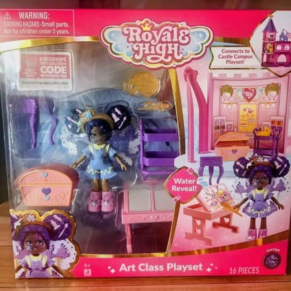 Royale High Art Class Playset with Black Doll